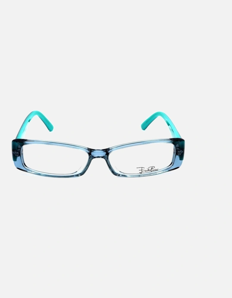 Plastic Square Frame Glasses Women - Blue