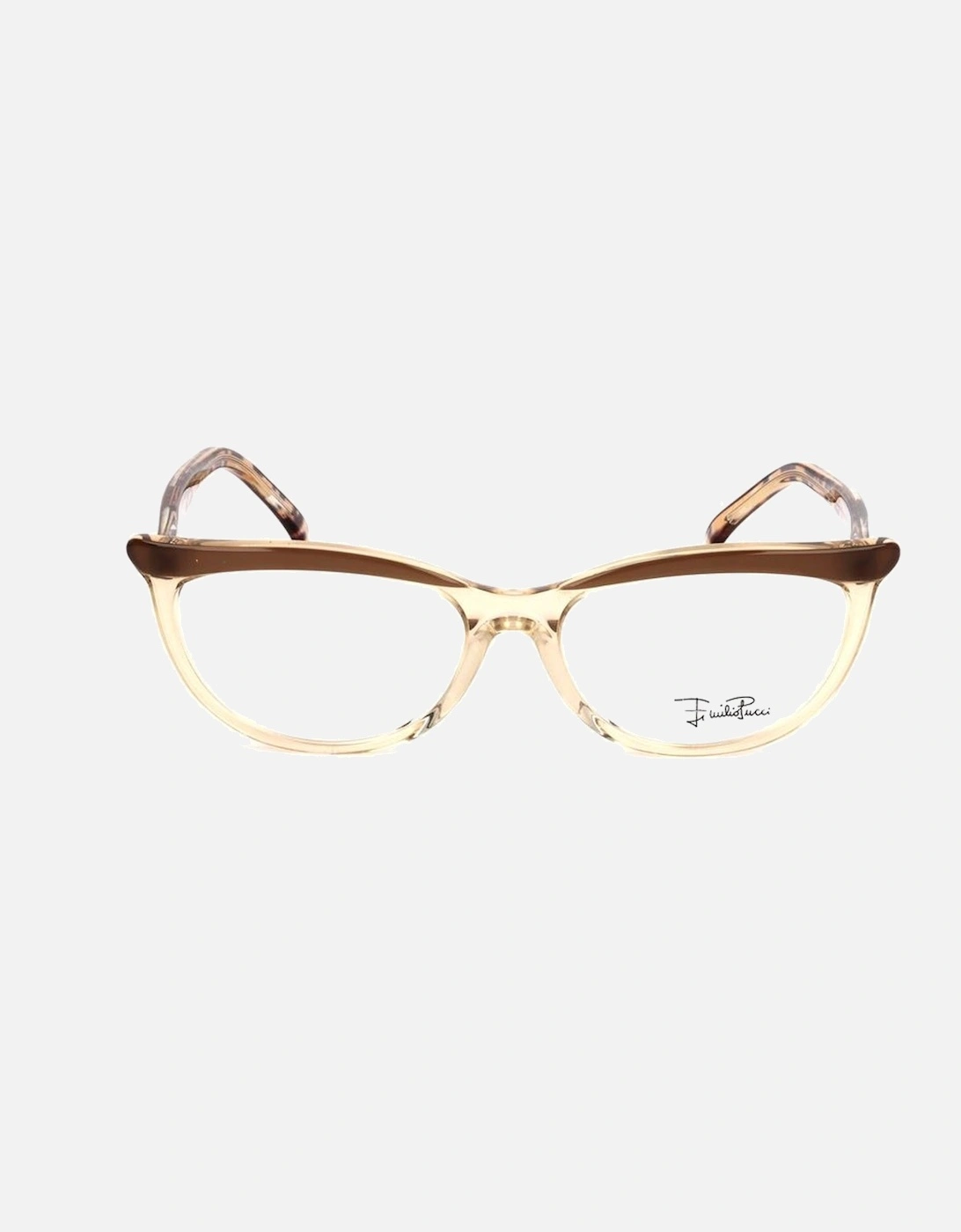 Plastic Frame Glasses Women - Brown