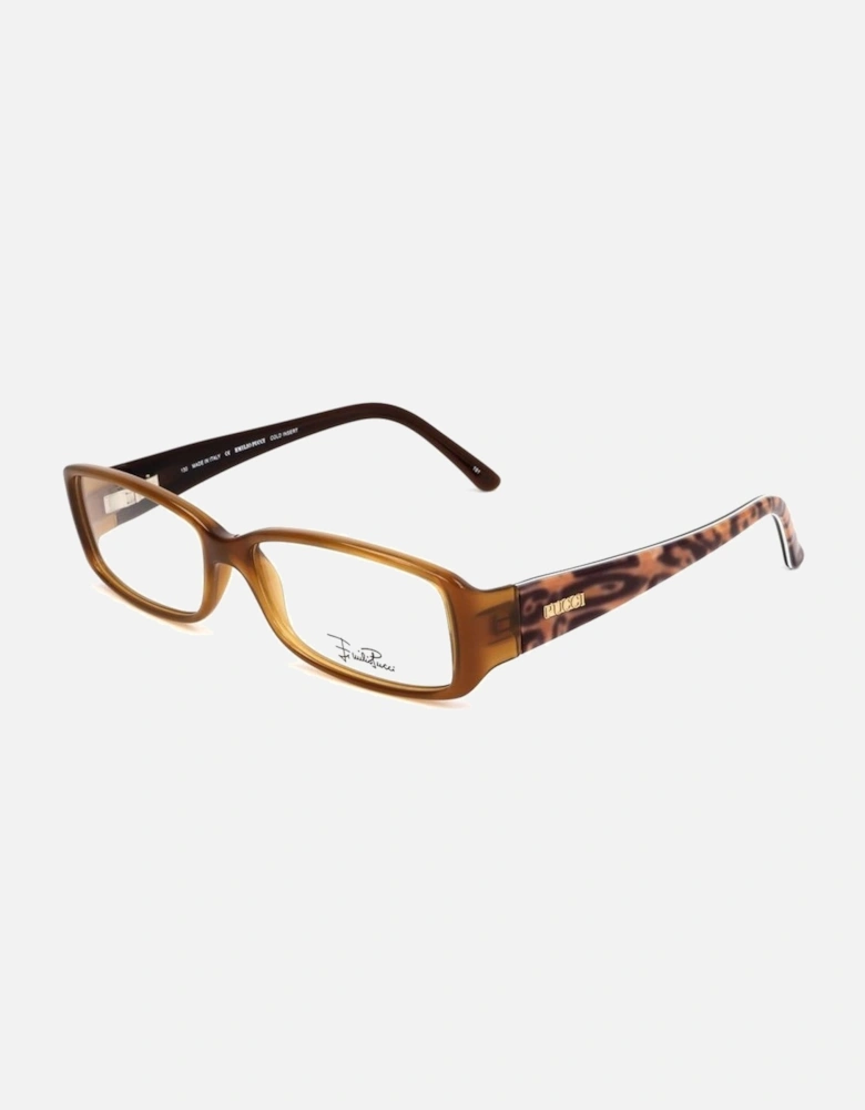 Plastic Frame Glasses with 53mm Lens Women - Brown