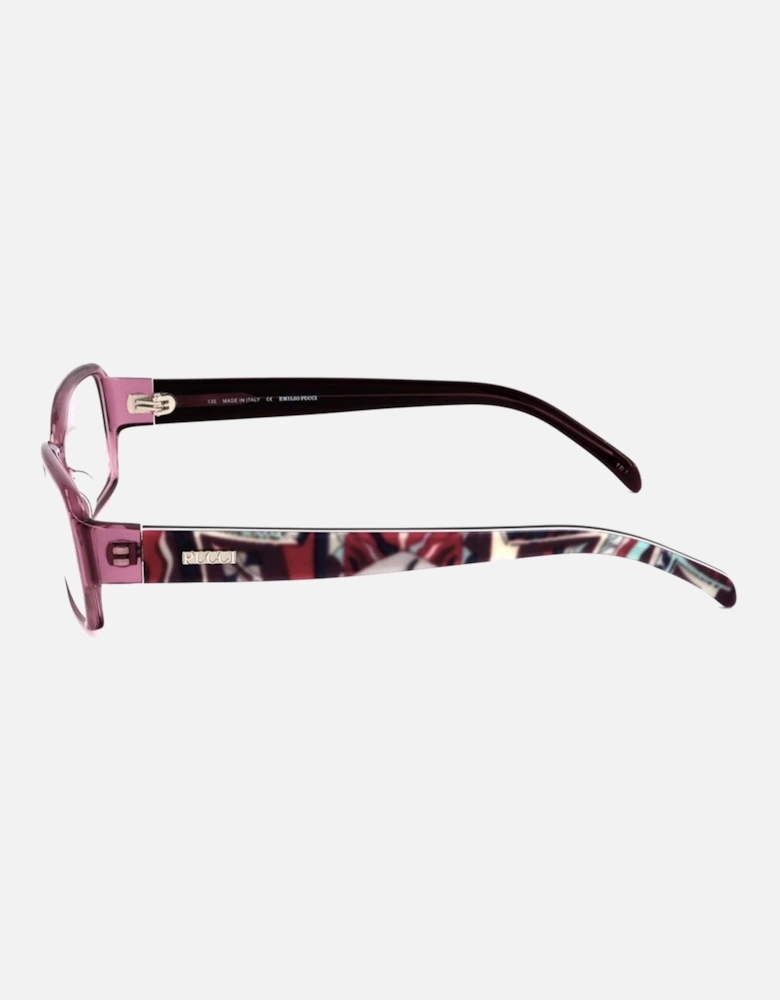 Plastic Rectangular Frame Glasses Women - Purple