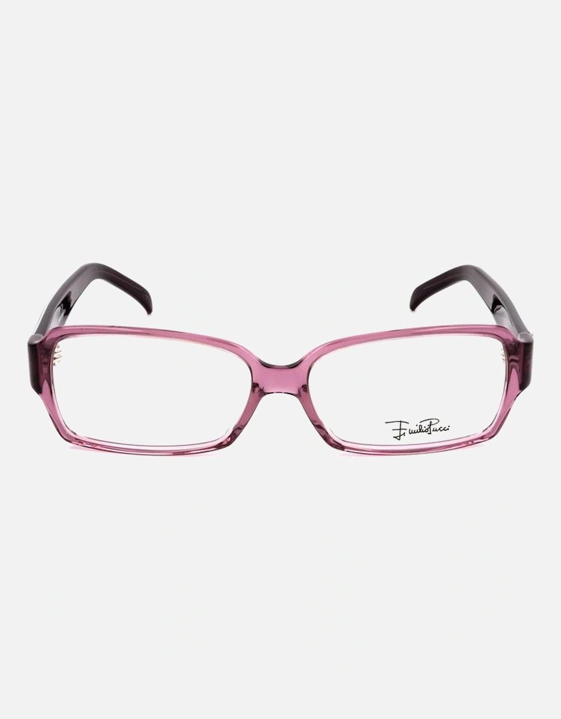 Plastic Rectangular Frame Glasses Women - Purple