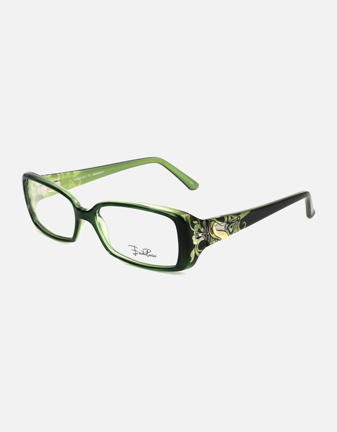 Plastic Frame Glasses Women - Green, 4 of 3