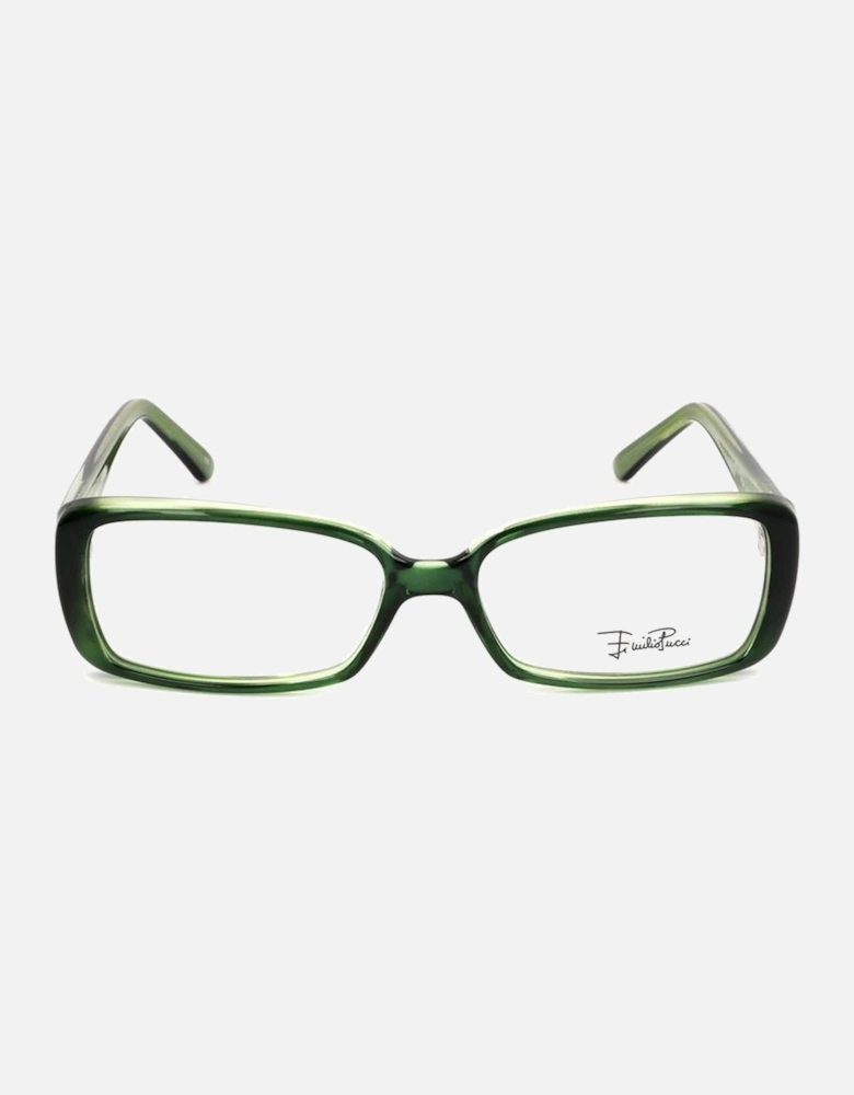 Plastic Frame Glasses Women - Green