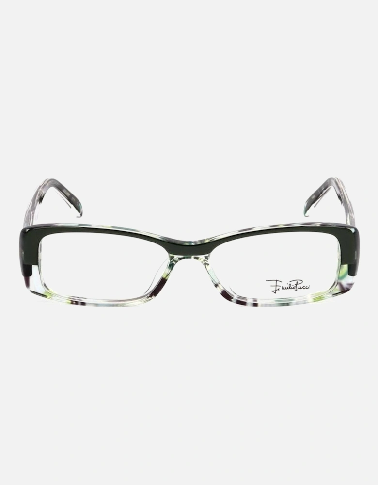 Plastic Rectangular Frame Glasses Women - Gray