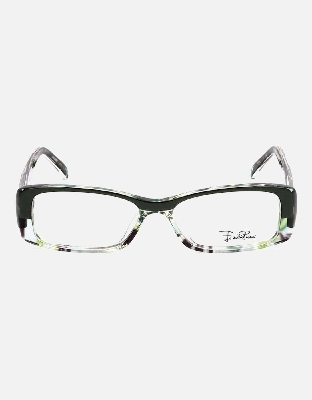 Plastic Rectangular Frame Glasses Women - Gray