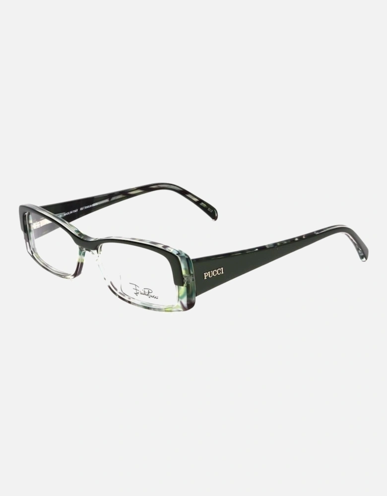 Plastic Rectangular Frame Glasses Women - Gray