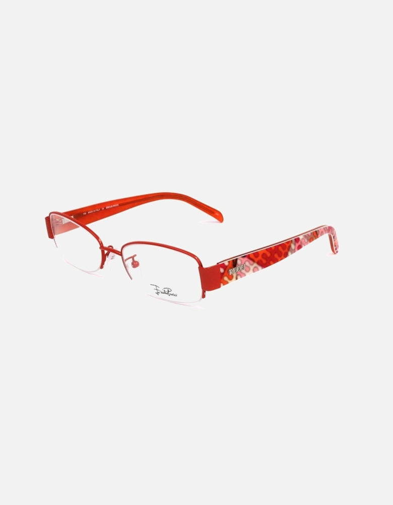 Metal Frame Spectacles Women - Orange
