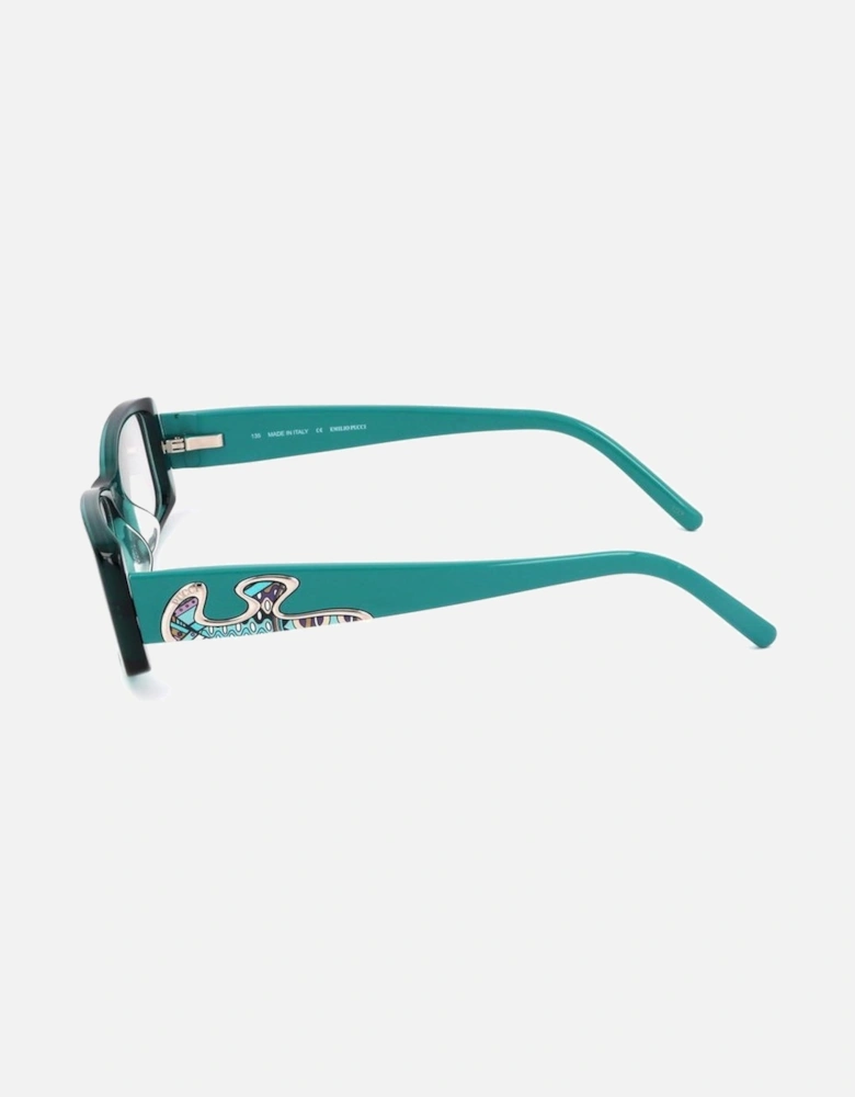 Plastic Rectangular Frame Glasses Women - Black