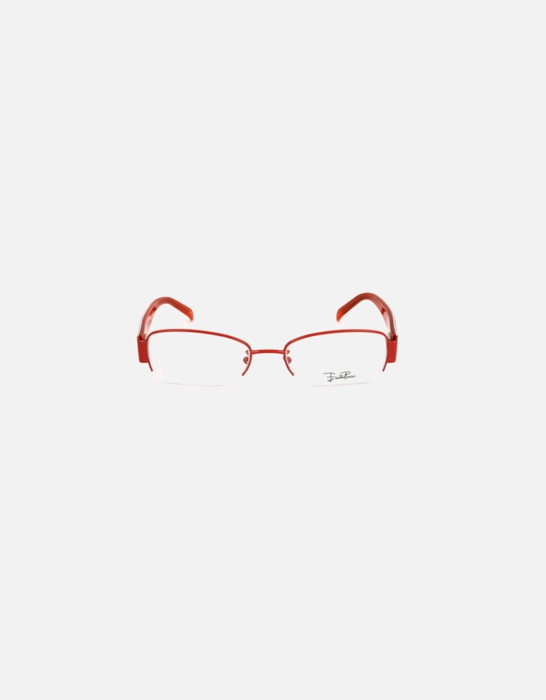 Metal Frame Spectacles Women - Orange