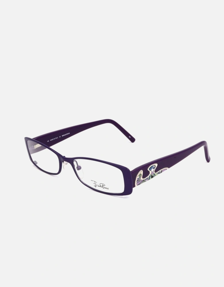 Metal Frame Glasses Women - Purple
