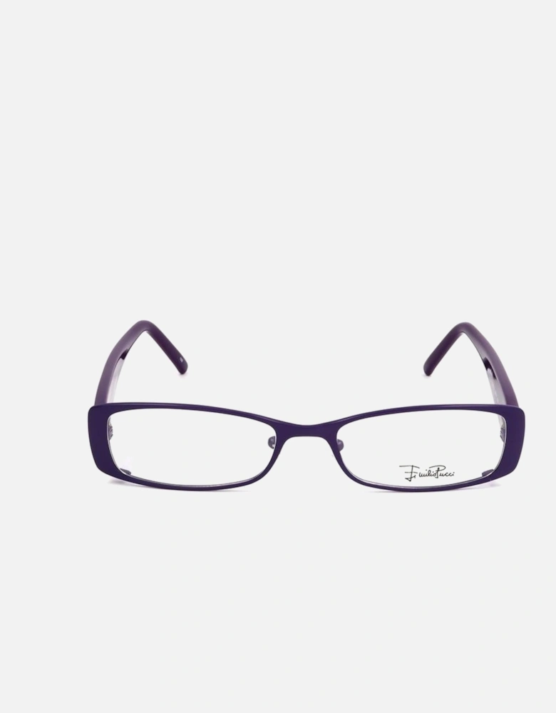 Metal Frame Glasses Women - Purple
