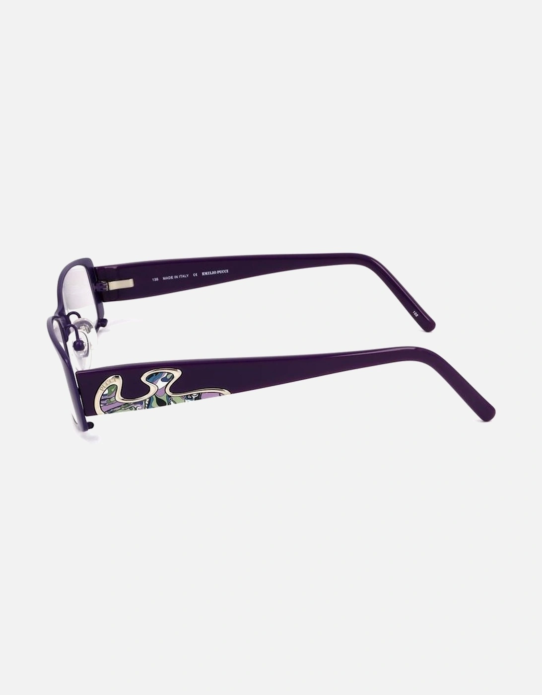 Metal Frame Glasses Women - Purple