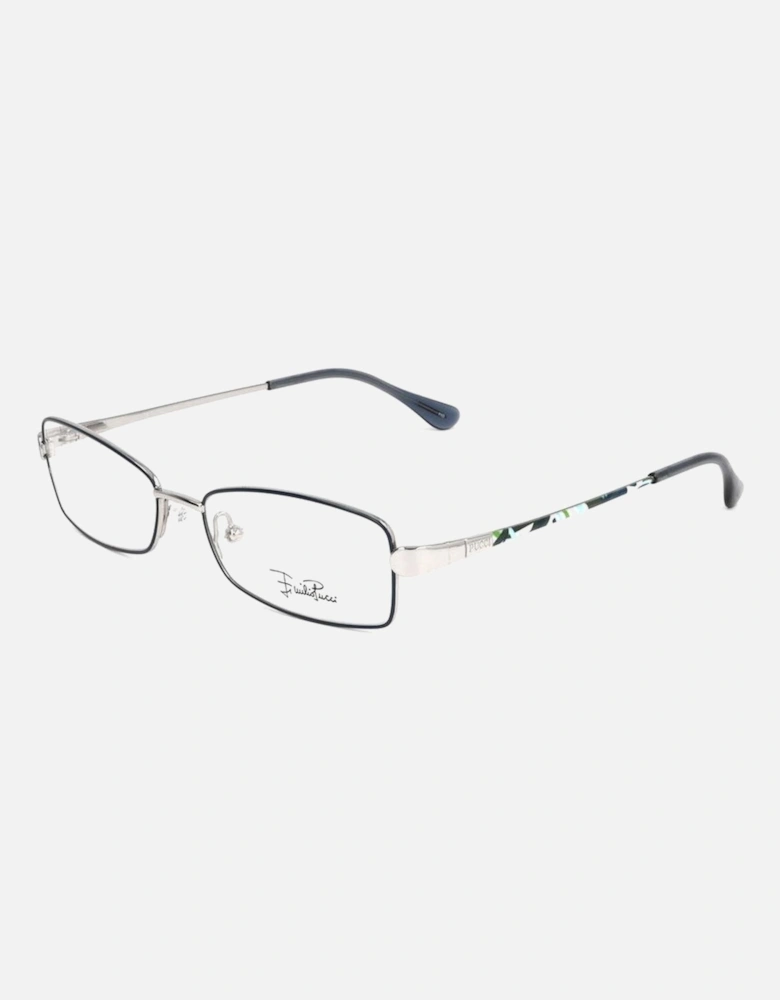 Metal Frame Glasses Women - Silver