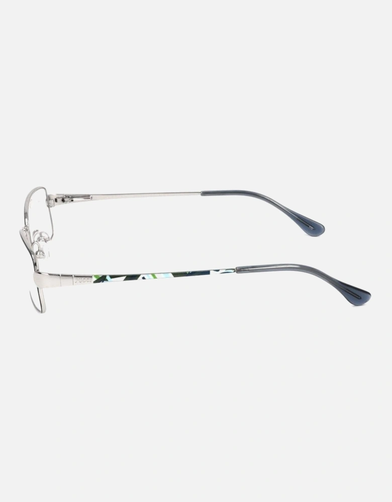 Metal Frame Glasses Women - Silver