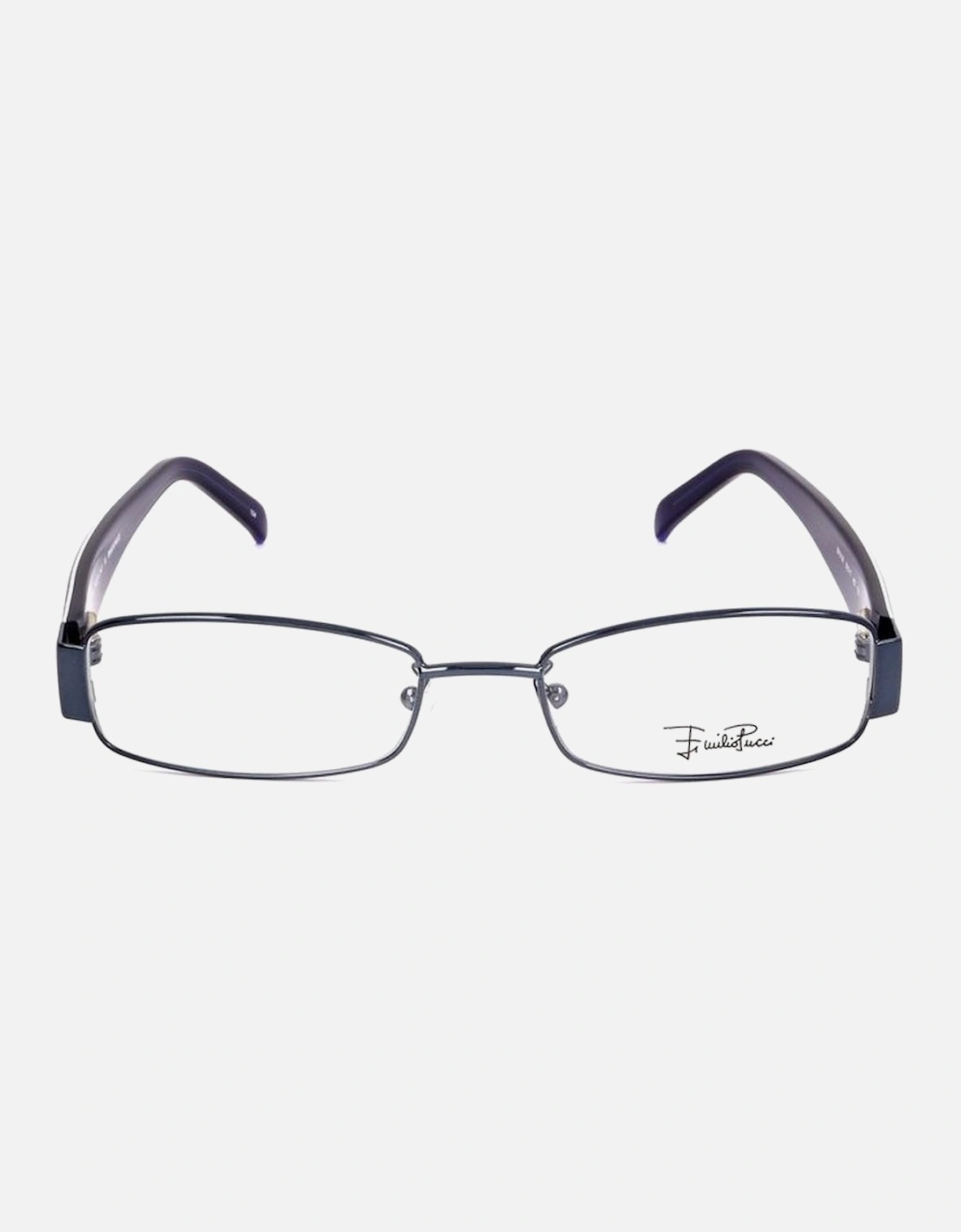 Metal Frame Glasses Women - Blue