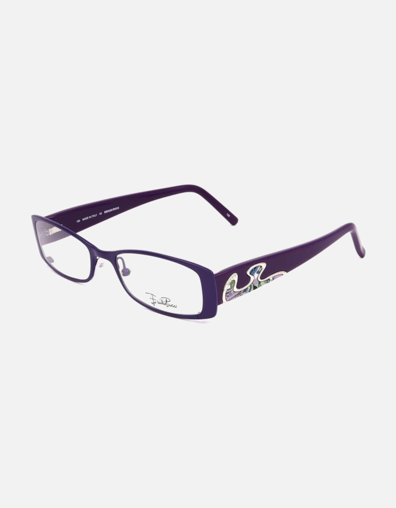 Metal Frame Glasses Women - Purple