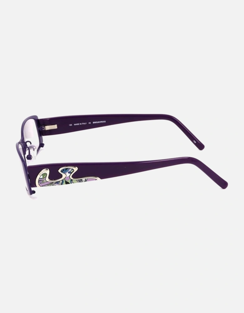 Metal Frame Glasses Women - Purple