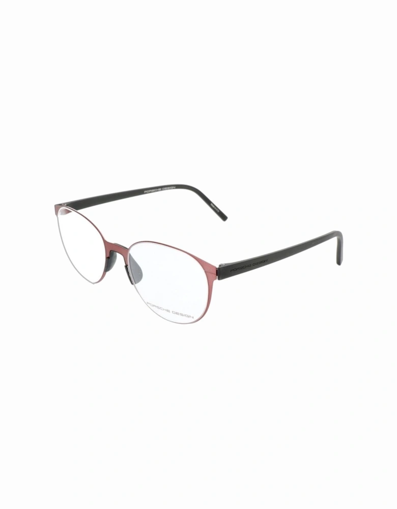 Metal Bracelet Watch with Burgundy Dial Unisex Frames