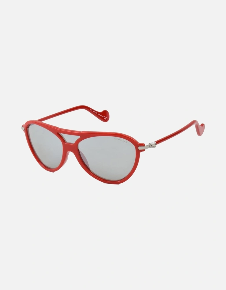 Injected Bracelet Watch with Mirror and UV Protection Unisex - Red