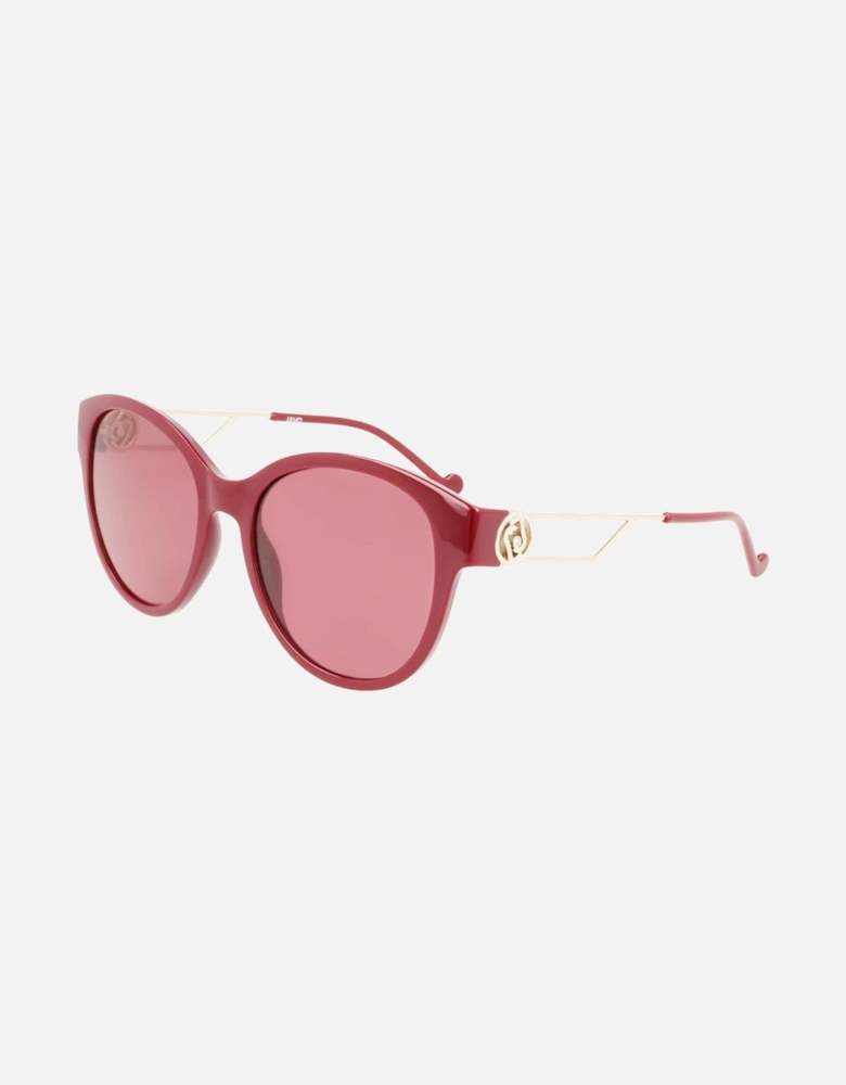 Injected Bracelet Red Dial Wristwatch Women Sunglasses