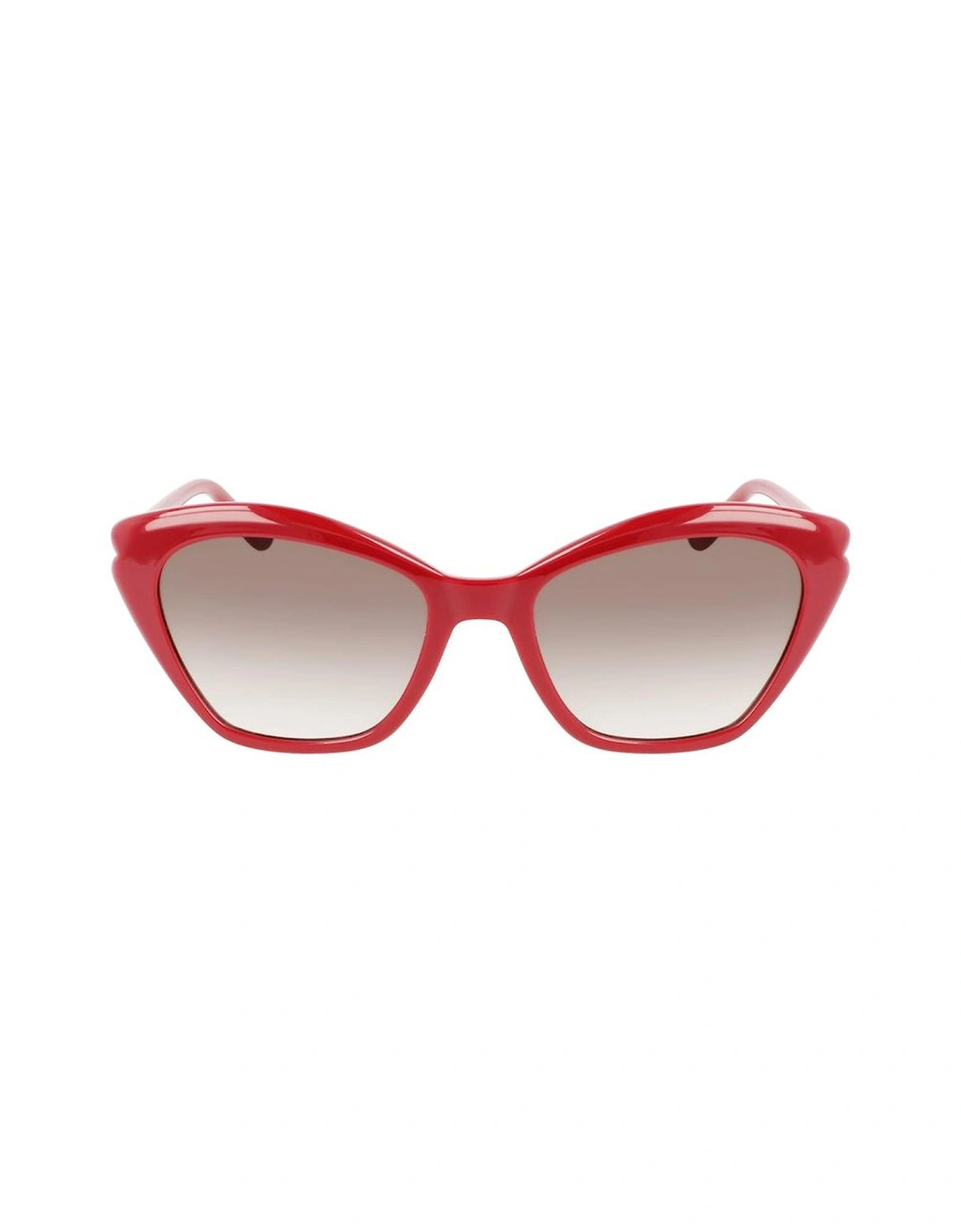 Injected Bracelet Watch with Red Dial Women Sunglasses