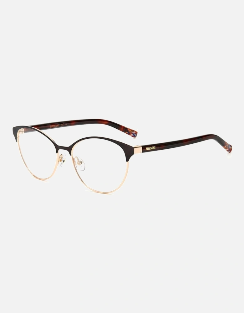 Metal Bracelet Watch with Brown Dial Women Frames