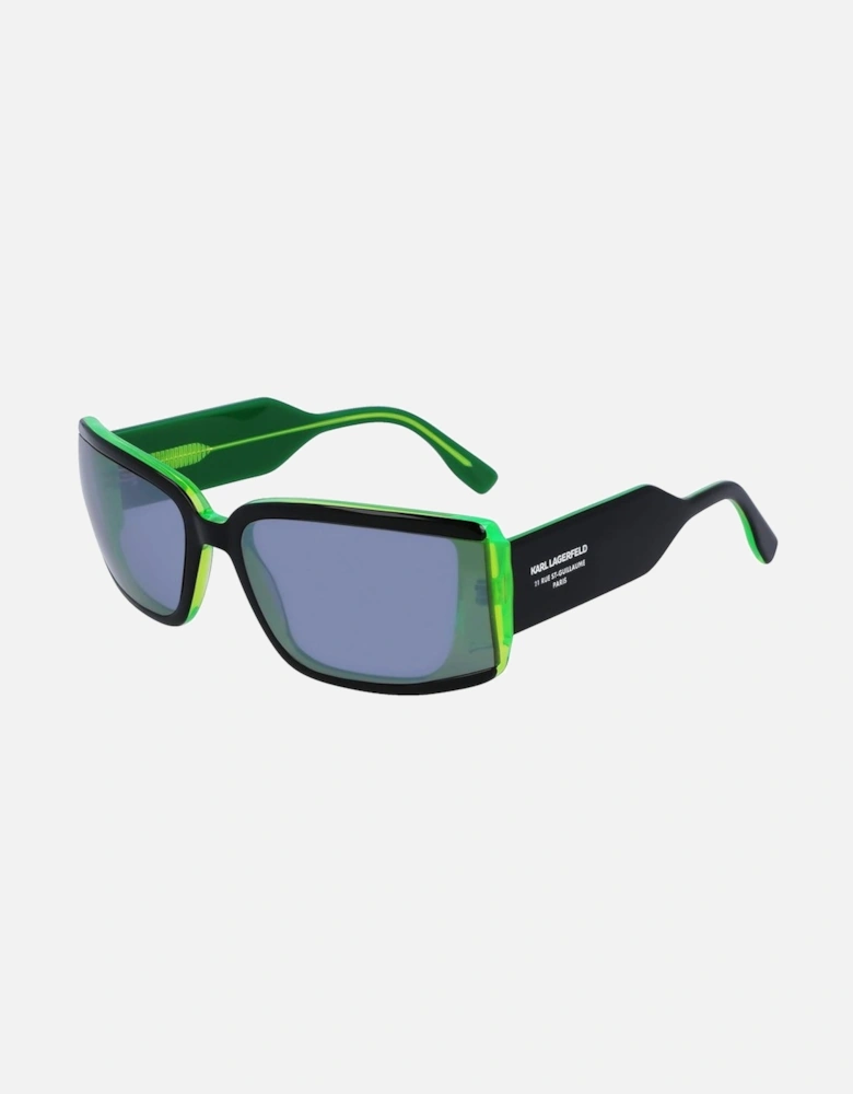 Acetate Bracelet Black Dial Watch Unisex Sunglasses