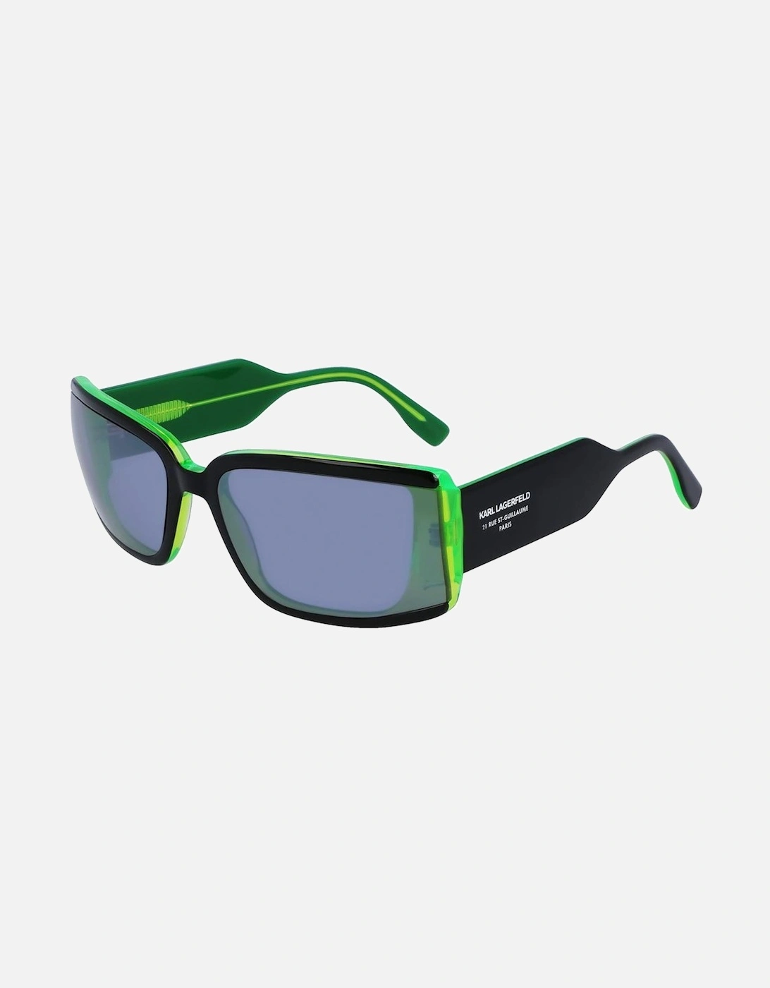 Acetate Bracelet Black Dial Watch Unisex Sunglasses, 4 of 3