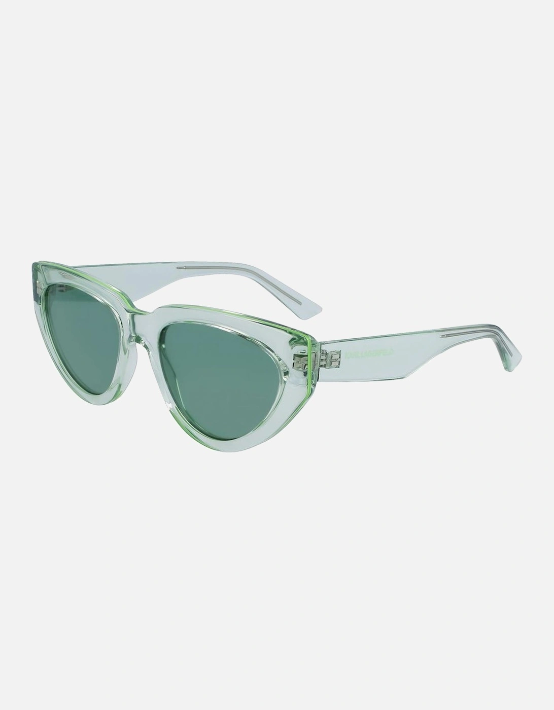 Injected Bracelet Green Dial Watch Women Sunglasses, 3 of 2
