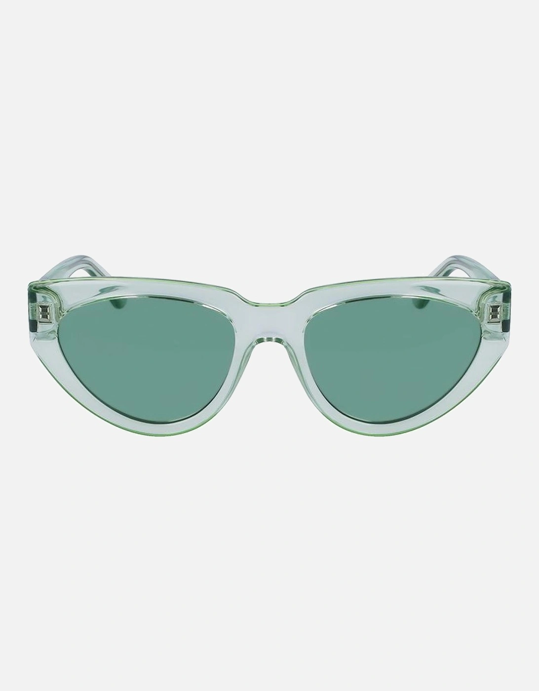 Injected Bracelet Green Dial Watch Women Sunglasses