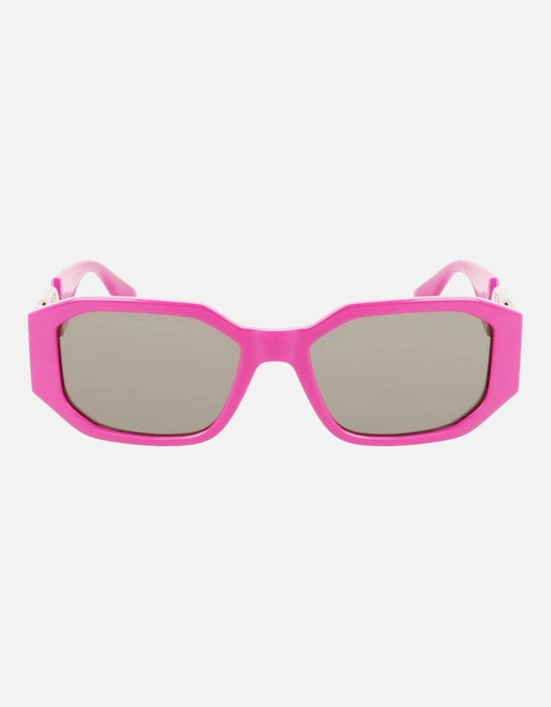 Injected Bracelet Watch with Pink Dial Women - Multicolor Sunglasses