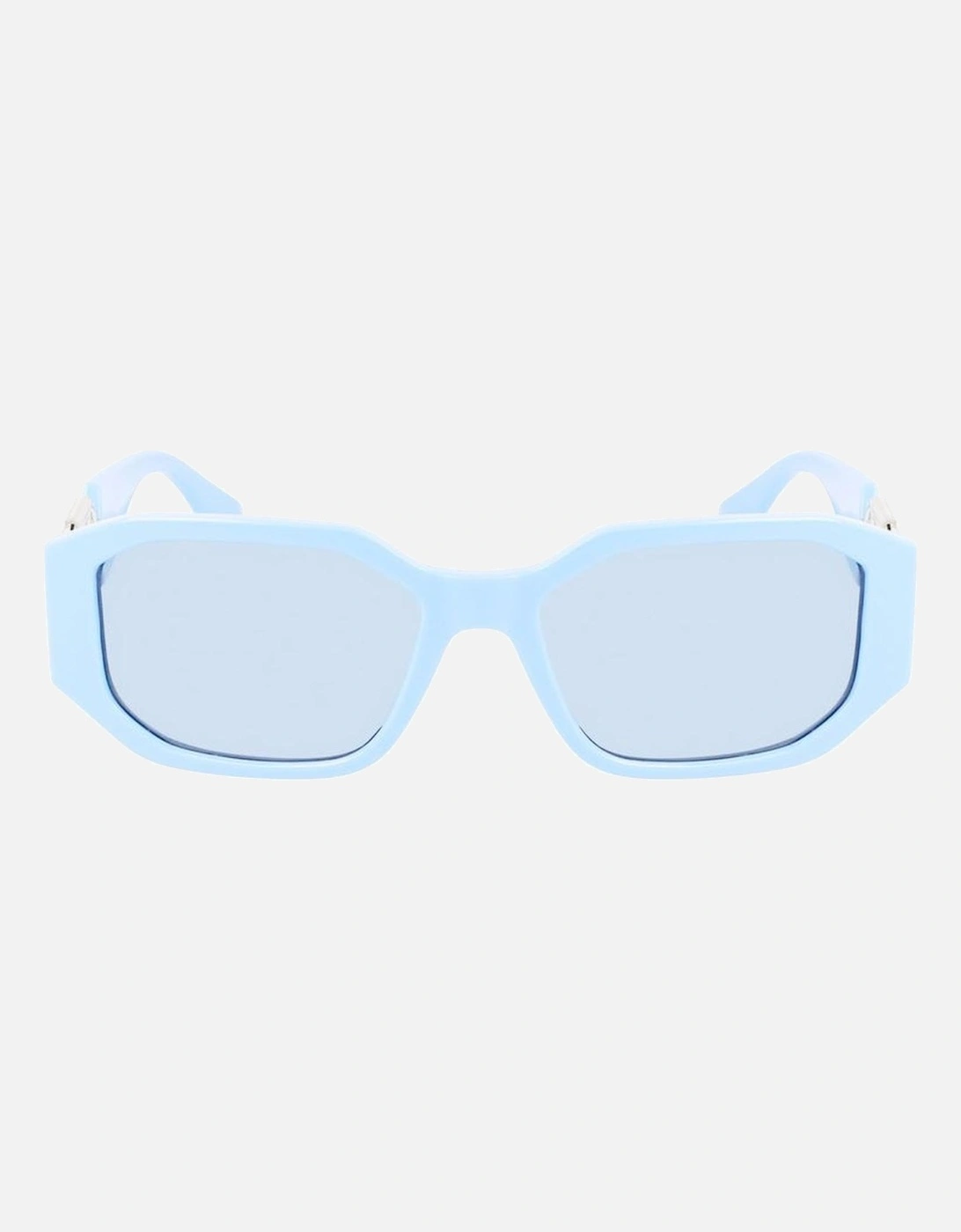 Injected Bracelet Watch with Blue Dial Women Sunglasses