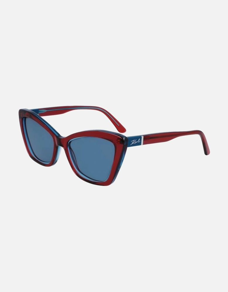 Acetate Bracelet Watch with Red Dial Women Sunglasses