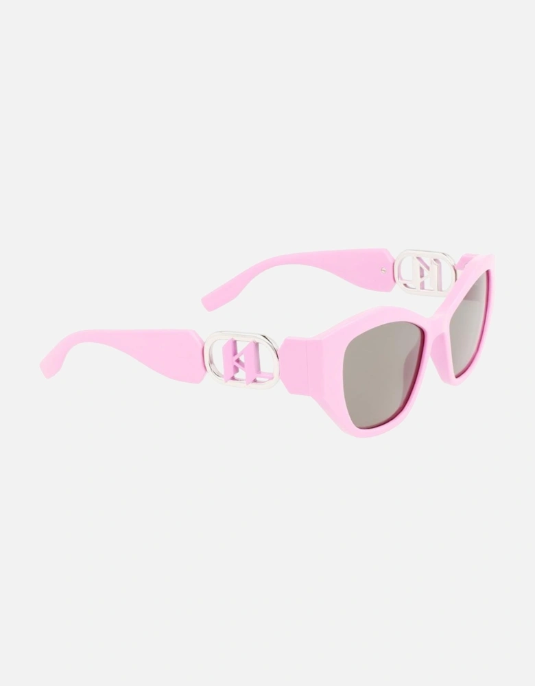 Injected Bracelet Watch with Pink Dial Women - Multicolor Sunglasses