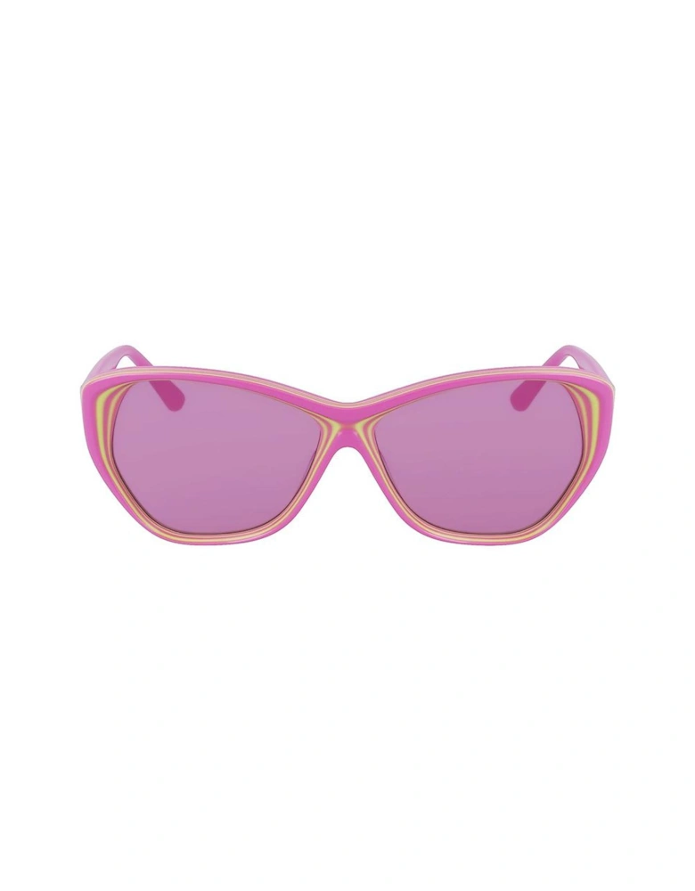 Acetate Bracelet Watch with Pink Dial Women - Multicolor Sunglasses