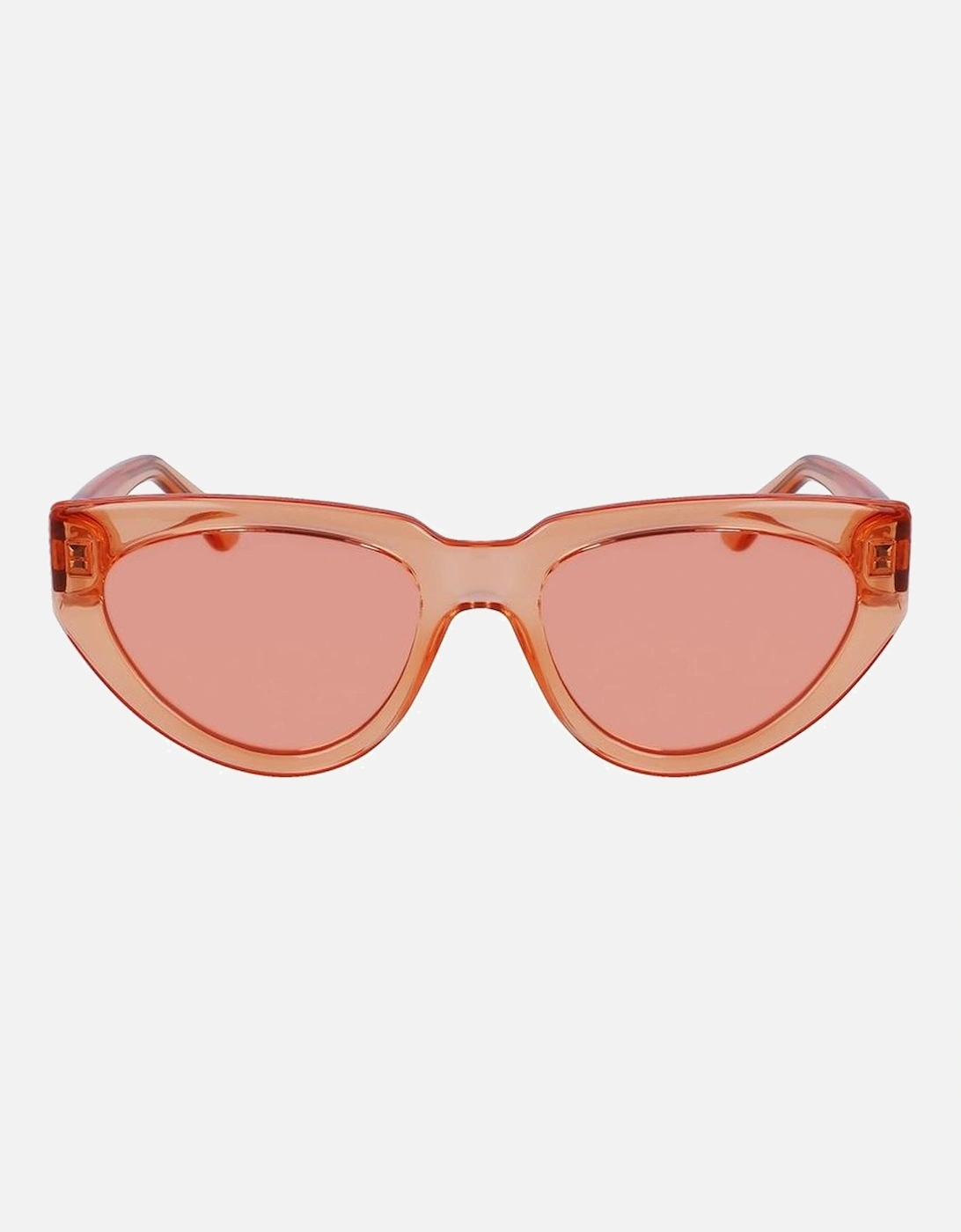Injected Bracelet Watch with Orange Dial Women Sunglasses