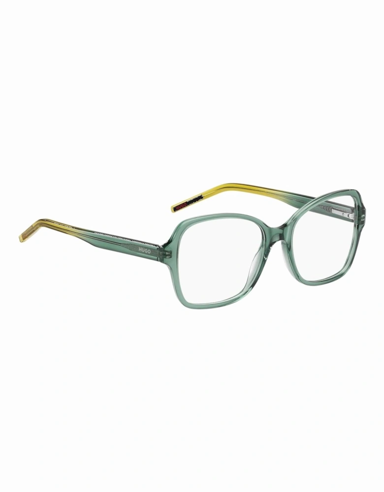Acetate Bracelet Watch with Green Dial Women Frames