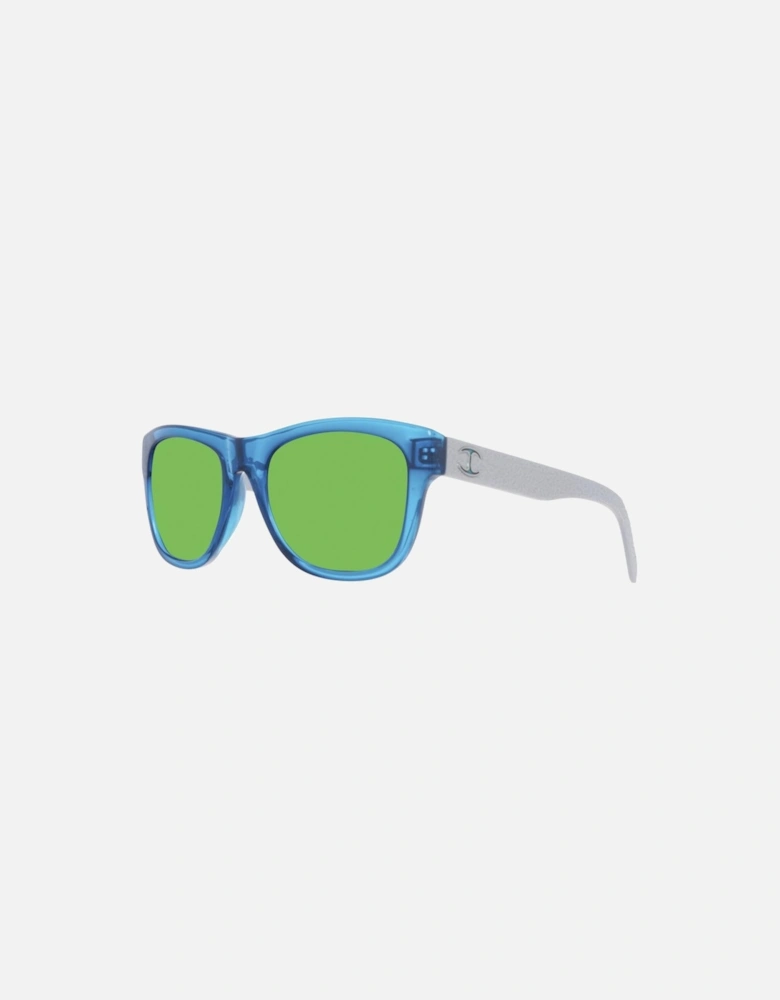 Acetate Bracelet Watch with Blue Dial Unisex Sunglasses