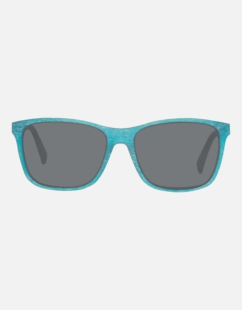 Acetate Bracelet Watch with Blue Dial Unisex Sunglasses