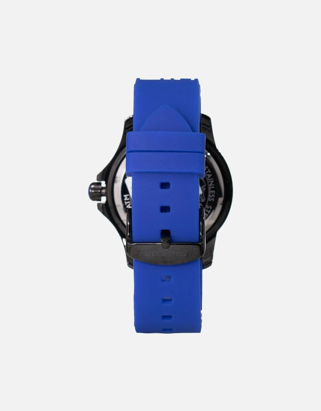 Quartz Analog Watch with Silicone Bracelet Women - Blue Watches