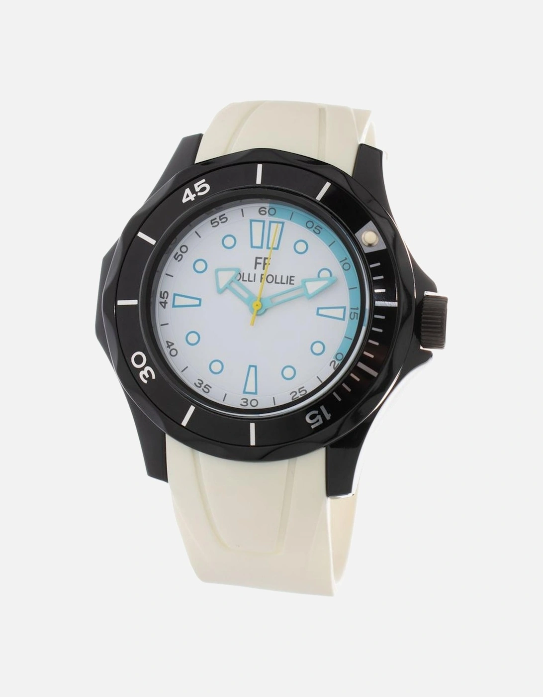 Stainless Steel Quartz Analog Watch Women - White Watches, 3 of 2