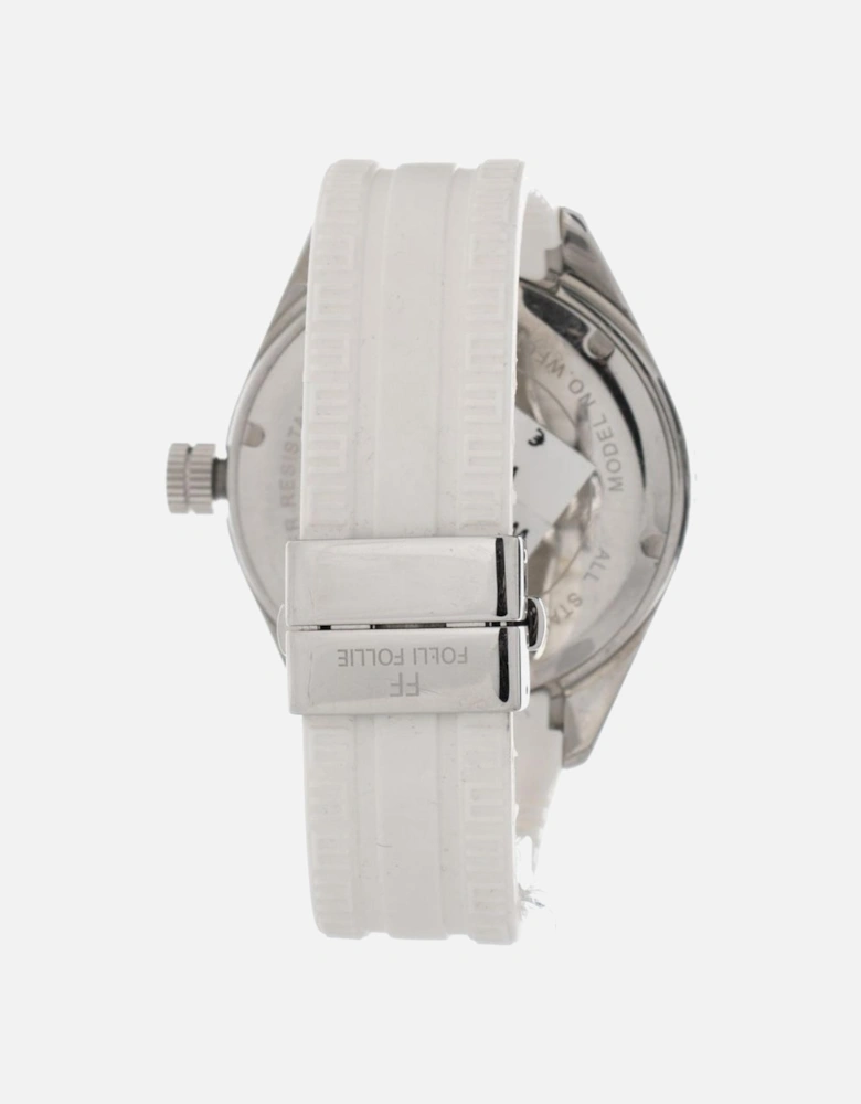 Quartz Stainless Steel Case Analog Watch Women - White Watches