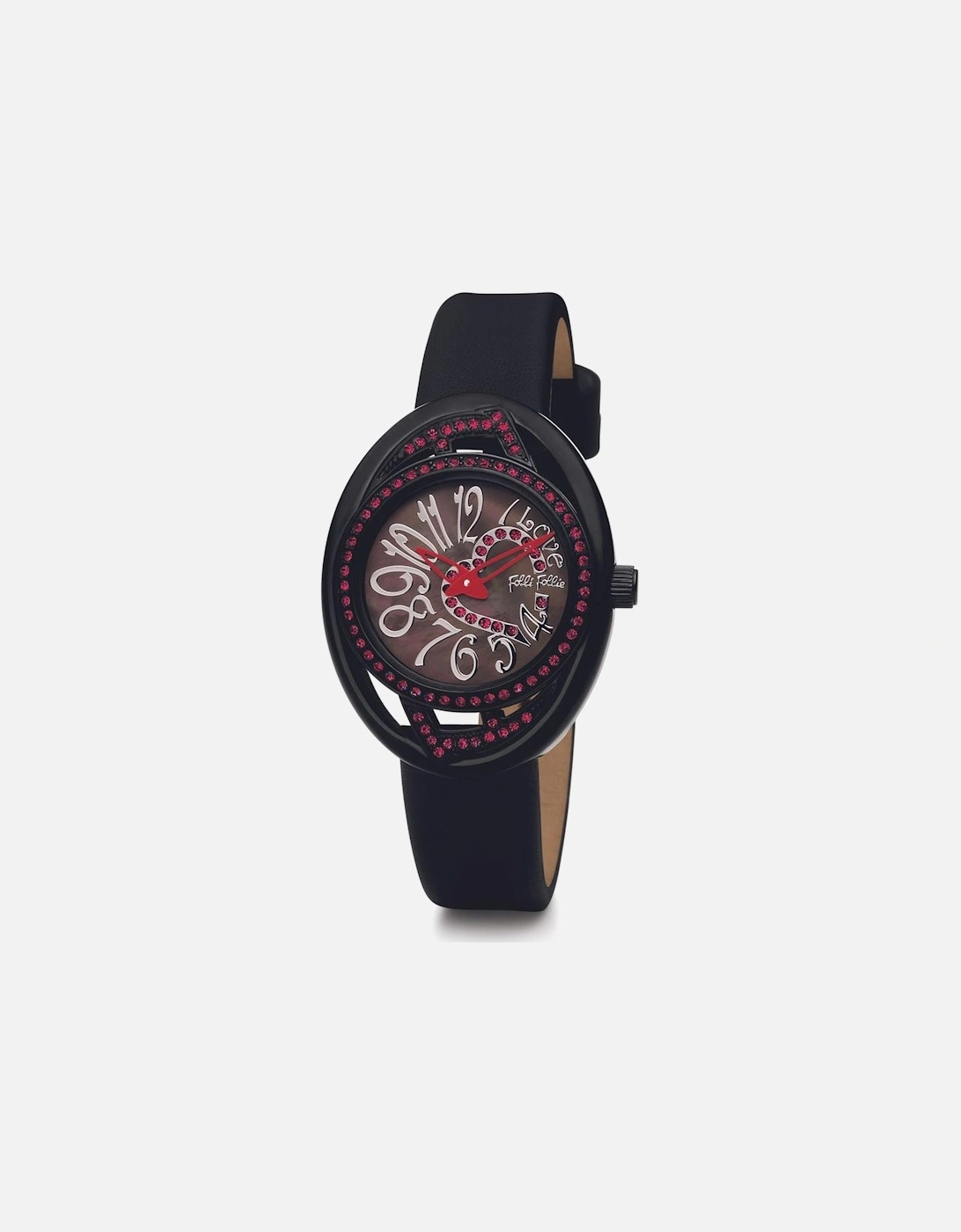 Stainless Steel Quartz Analog Watch Women - Black Watches, 2 of 1