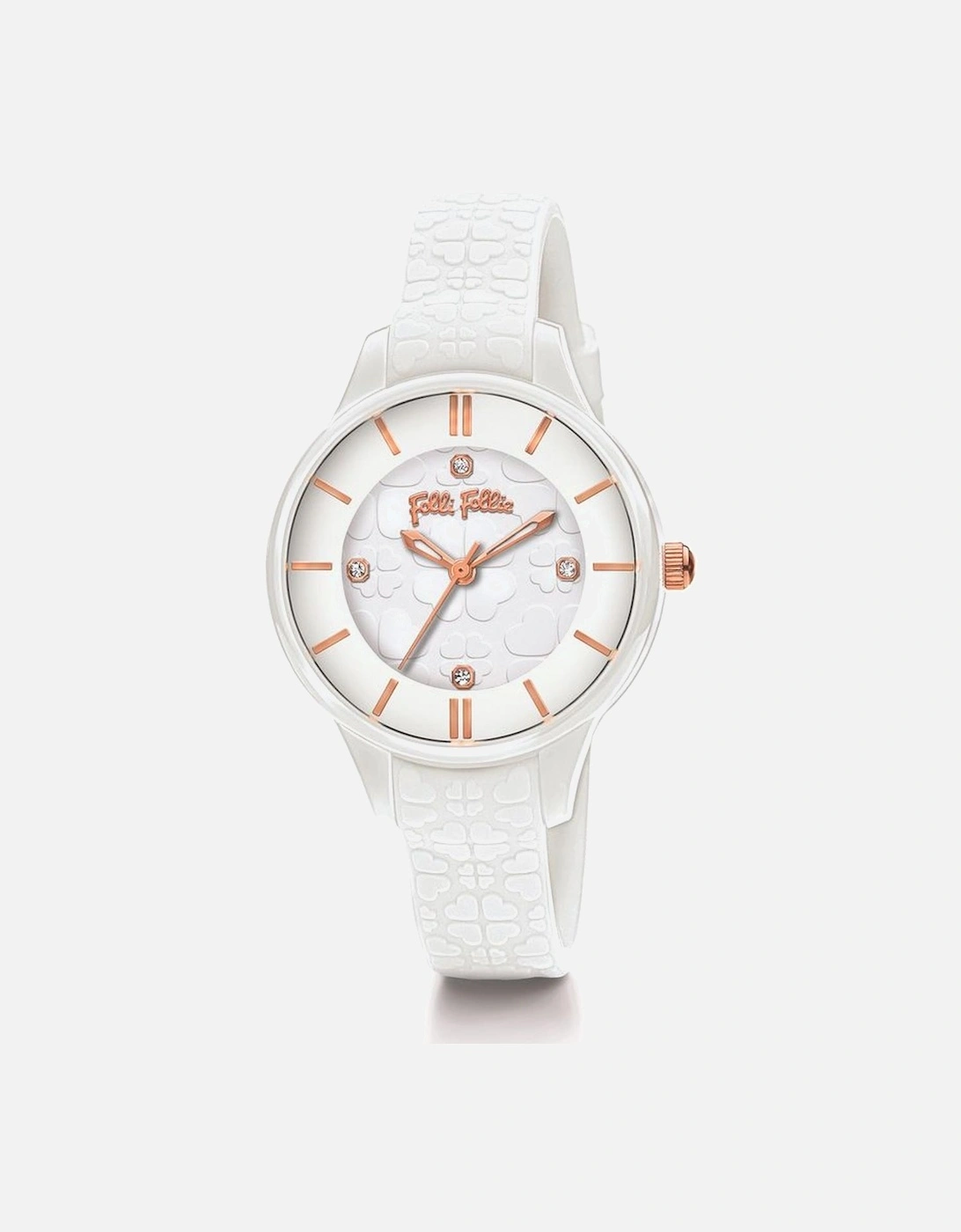 Quartz Analog Plastic Case Watch Women - White Watches, 2 of 1