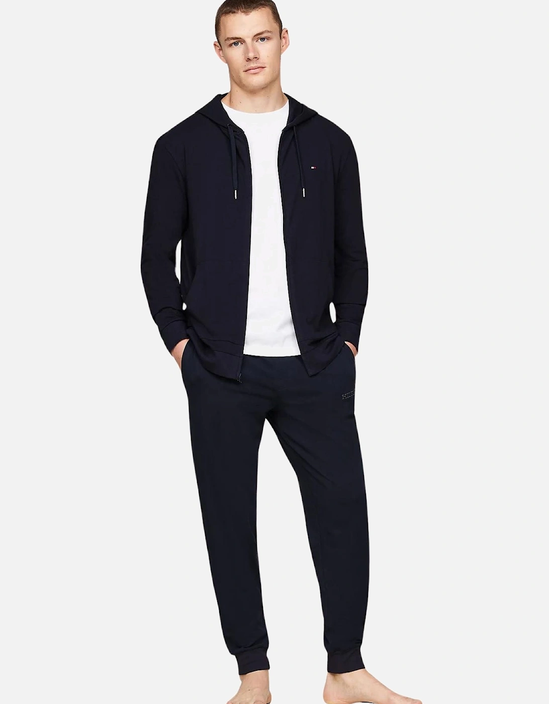 Full-Zip Tracksuit Hoodie, Navy