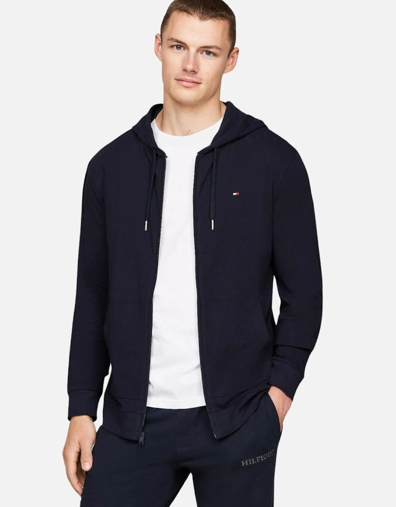 Full-Zip Tracksuit Hoodie, Navy