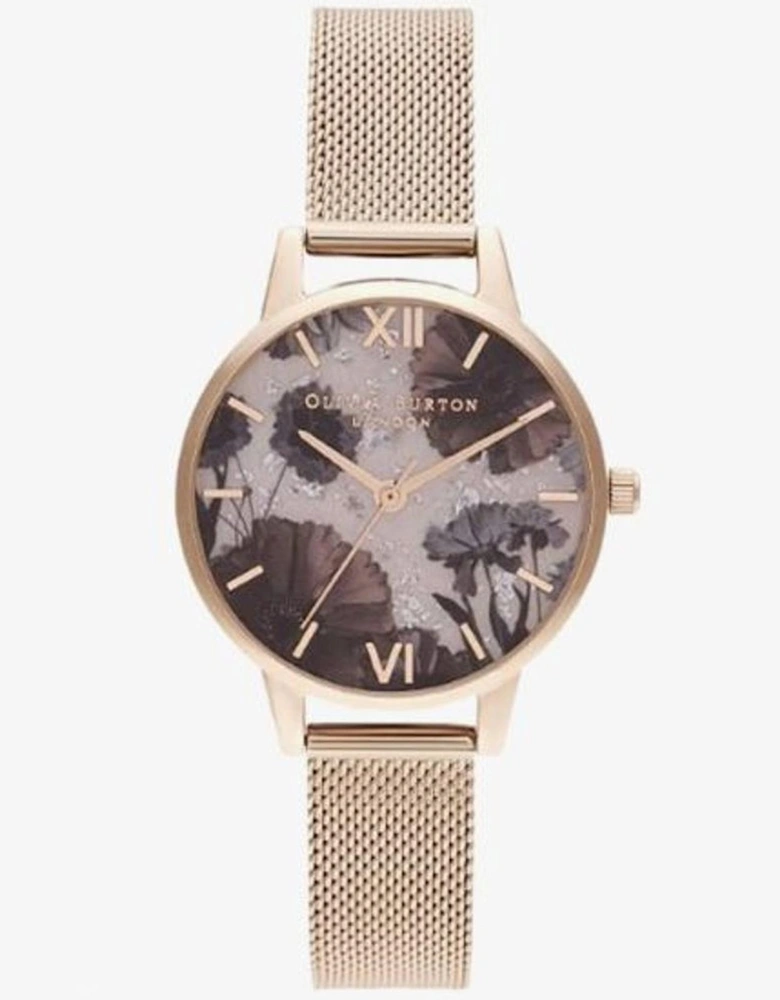 Floral Motif Quartz Analog Watch Women - Multicolor Watches