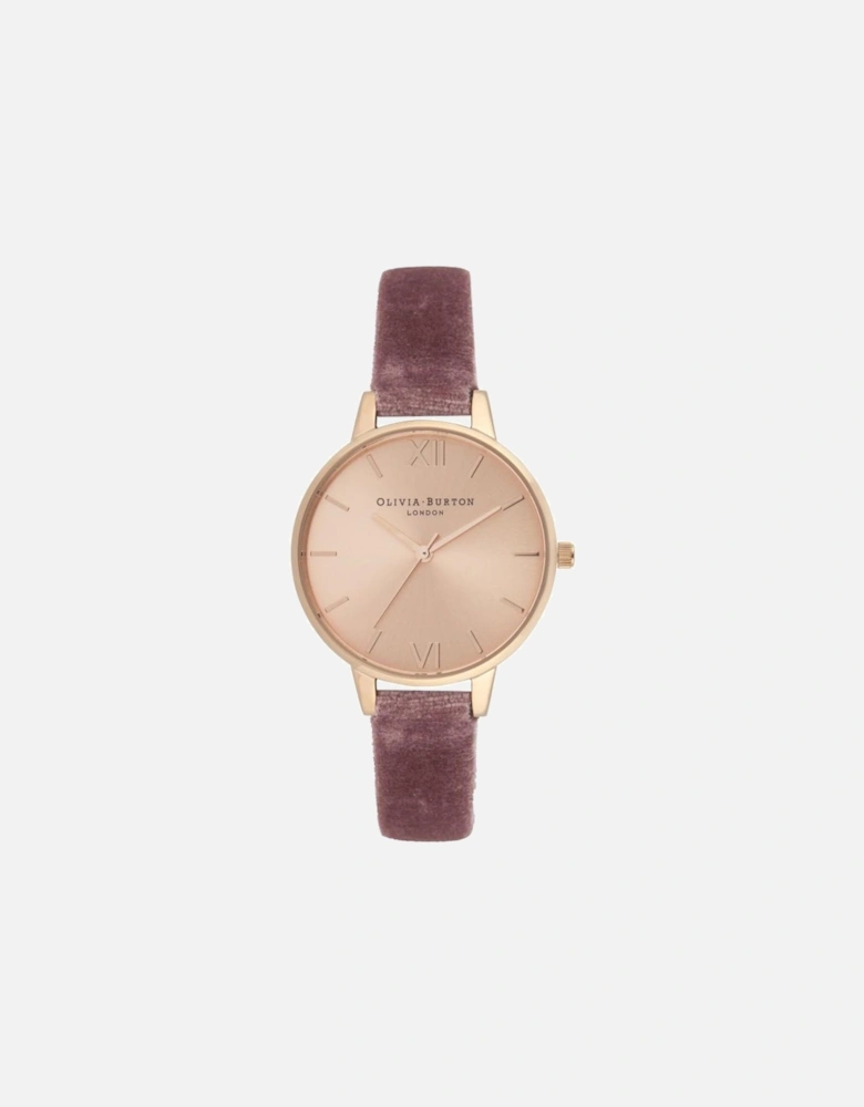 Quartz Analog Stainless Steel Watch with Synthetic Leather Bracelet