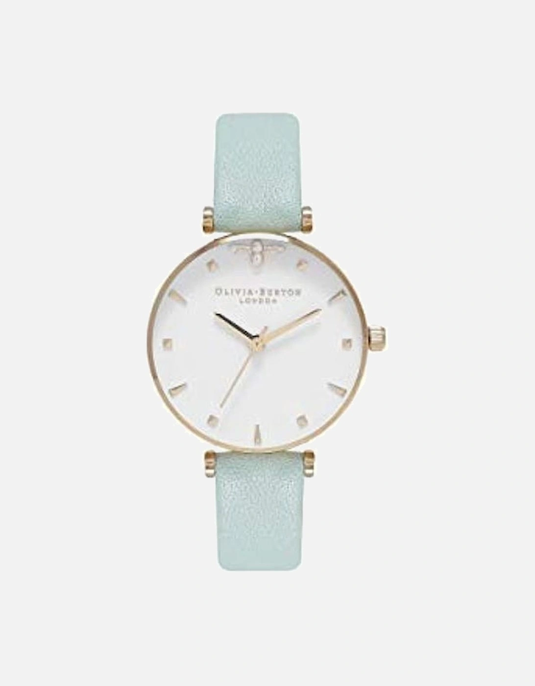 Quartz Analog Stainless Steel Watch with Synthetic Leather Strap Women, 3 of 2