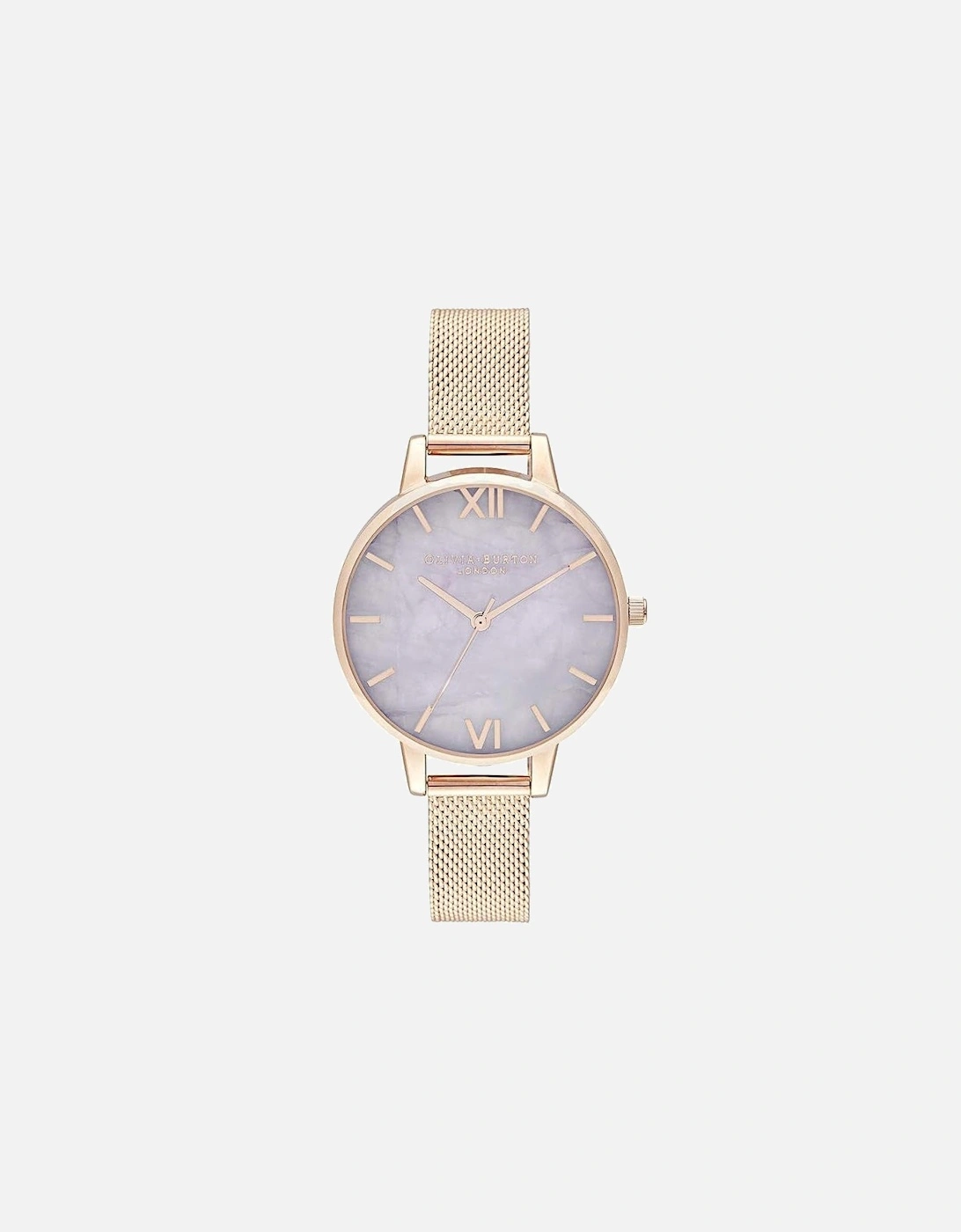 Quartz Analog Stainless Steel Watch with Pink Dial Women - Gold, 2 of 1